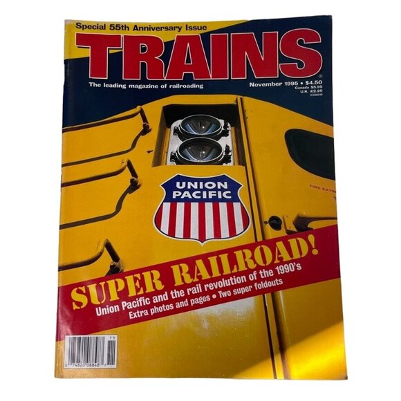 Trains Magazine Other - Trains Magazine Railroading Enthusiast November 1995 Vol 55 No 11 u Union Pacif
